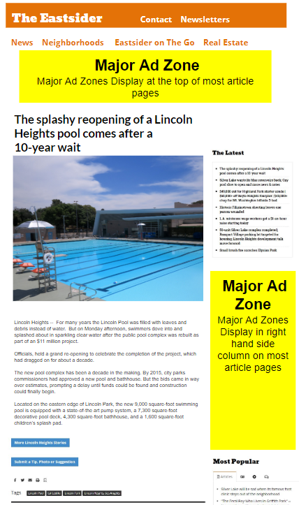 Major Ad Zone: Article Page (Desktop & Laptop)